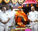 Kar CM Bommai visits Jain Kashi at Moodbidri